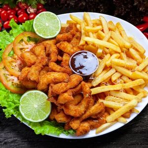imagem do produto ISCA DE PEIXE  COM FRITAS