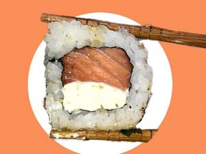 imagem do produto Uramaki de Salmão Filadelfia - 5 peças