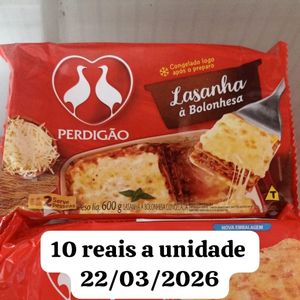 imagem do produto Lasanha a bolonhesa 600 gramas