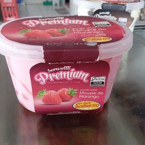 imagem do produto Pote mousse de morango Premium 