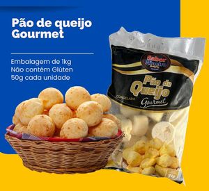 imagem do produto Pão de queijo gourmet - 1kg
