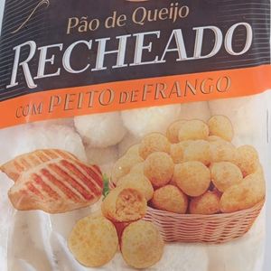imagem do produto Pão de queijo congelado recheado com frango - 1kg