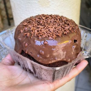 imagem do produto Mini Vulcão - massa cacau e recheio brigadeiro 