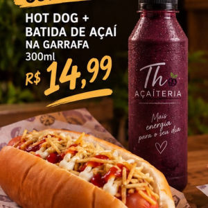 imagem do produto Batida de açaí + hot dog