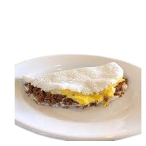 imagem do produto Tapioca de Carne Moída e Ovo 