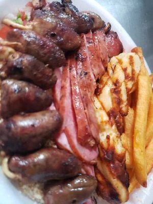 imagem do produto Trio de churrasco (Coração+Queijo Coalho+Linguiça de Pernil)