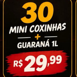 imagem do produto 30 salgados sortidos + guaraná 1L