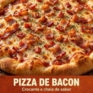 imagem do produto  Pizza 30cm Bacon (08 fatias)