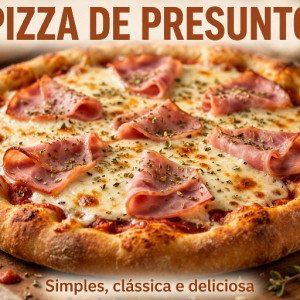 imagem do produto  Pizza 30cm Presunto (08 fatias)