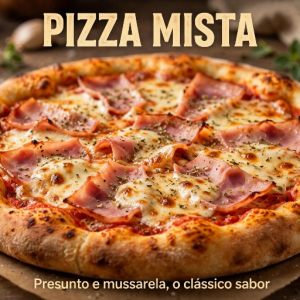 imagem do produto  Pizza 30cm Mista (08 fatias)