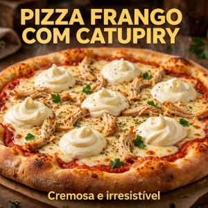 imagem do produto  Pizza 30cm Frango c/ catupiry(08 fatias)