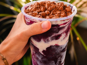 imagem do produto Açaí 500 ml + Leite em pó + Leite Condensado + Gotas de Chocolate