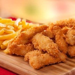 imagem do produto Frango Empanado Com Fritas