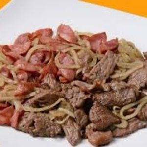 imagem do produto Carne na chapa mista ( carne e calabresa) 