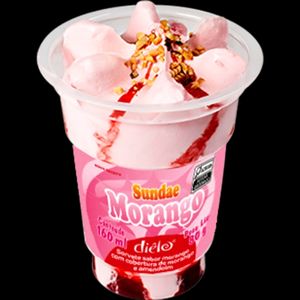 imagem do produto Sorvete Sundae - Morango 
