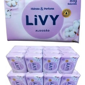 imagem do produto sabonete em barra LIVY ALGODÃO 