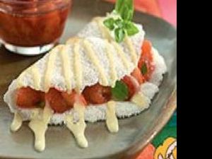 imagem do produto Tapioca de Morango com leite condensado