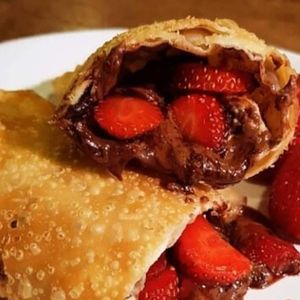 imagem do produto Pastel de Nutella com Morango
