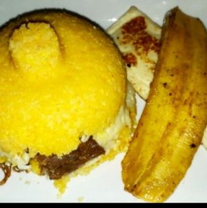 imagem do produto Cuscuz de carne seca com banana