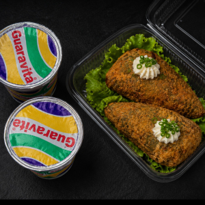 imagem do produto 2x Temakis Hot Filadélfia + 2x Guaravita 290ml