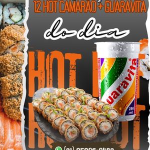 imagem do produto Hot Camarão - 12 Peças + Guaravita