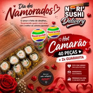 imagem do produto Hot Camarão - 40 Peças + 2x Guaravita