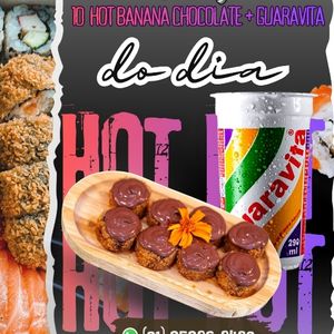 imagem do produto Hot Banana e Chocolate - 10 Peças + Guaravita