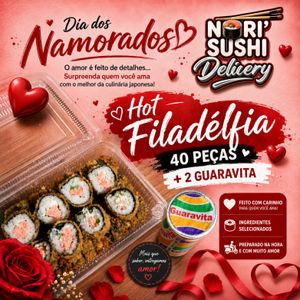 imagem do produto Hot Filadélfia - 40 Peças + 2x Guaravita