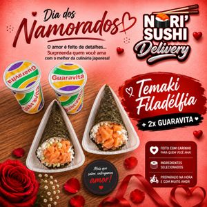 imagem do produto 2x Temakis Filadélfia + 2x Guaravita 290ml