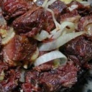 imagem do produto Jabá acebolado com calabresa 