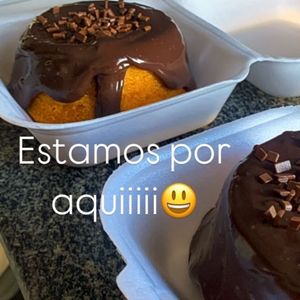 imagem do produto Bolinho vulcão de cenoura com chocolate