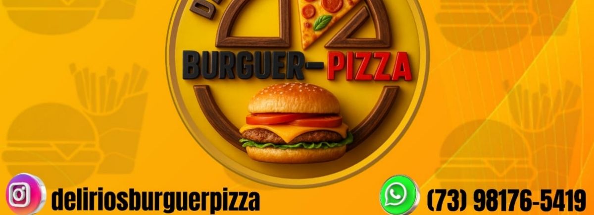 DELÍRIOS BURGUER PIZZA logo