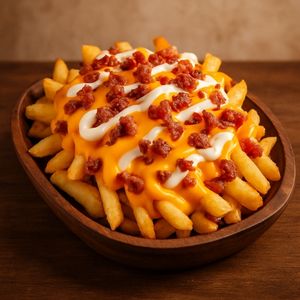 imagem do produto Porção completa  bacon, chedder e catupiry 