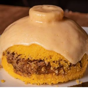imagem do produto Cuscuz com calabresa, queijo e vinagrete 