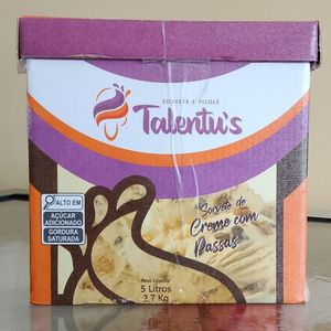 imagem do produto Sorvete de creme com passas 5 Litros