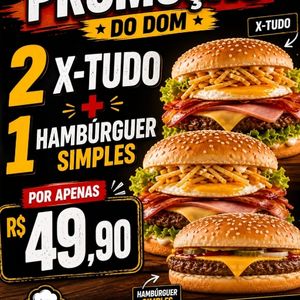 imagem do produto PROMO 2 x tudo 1 Hamburguer