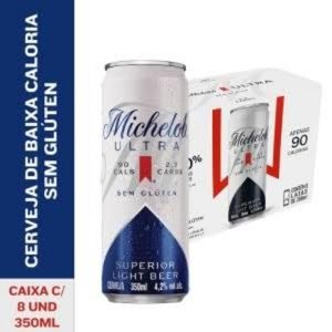 imagem do produto Caixa michelob 350 ml sem gluten ULTRA 