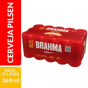 imagem do produto Caixa Brahma palito 269ml c/15 