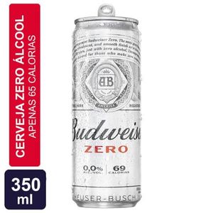 imagem do produto Budweiser  zero álcool lata 350ml 