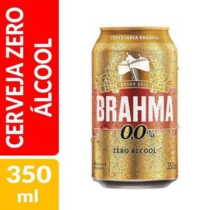 imagem do produto Brahma zero álcool  lata   350ml 