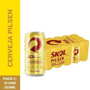 imagem do produto Caixa skol 269ml palito c/15 