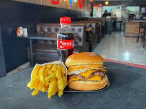 imagem do produto Big Smash Egg + Coca Pet & Fritas + R$ 18,99 leve outro burger