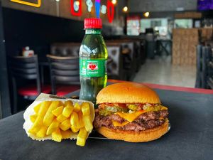 imagem do produto Big Smash Original + Guaraná Pet & Fritas + R$ 18,99 leve outro burger