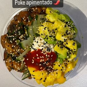 imagem do produto Poke de salmão apimentado 