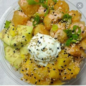 imagem do produto Poke de salmão empanado 