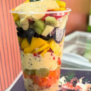 imagem do produto Salada fruta C mousse de maracujá 300 ml