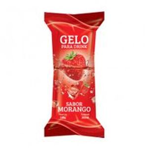 imagem do produto Gelo Drink Morango - 200ml - 4 Unidades 