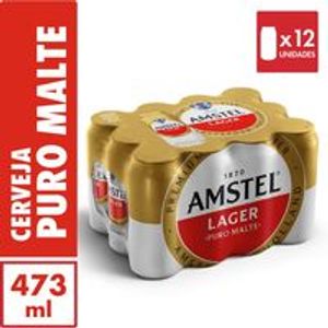 imagem do produto Amstel 12 Unidades - 473ml 