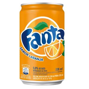 imagem do produto Refrigerante sabor laranja Fanta lata 220ml