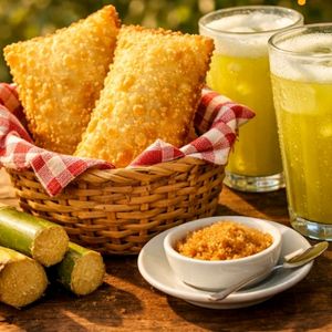 imagem do produto Pastel de frango com palmito.